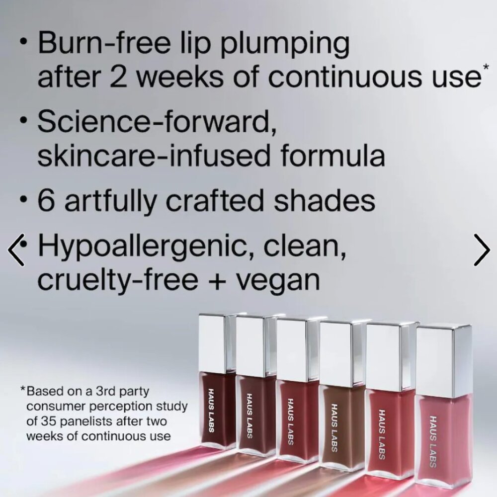HAUS LABS BY LADY GAGA  PhD Hybrid Lip Glaze Plumping Gloss GUAVA - Picture 4 of 5